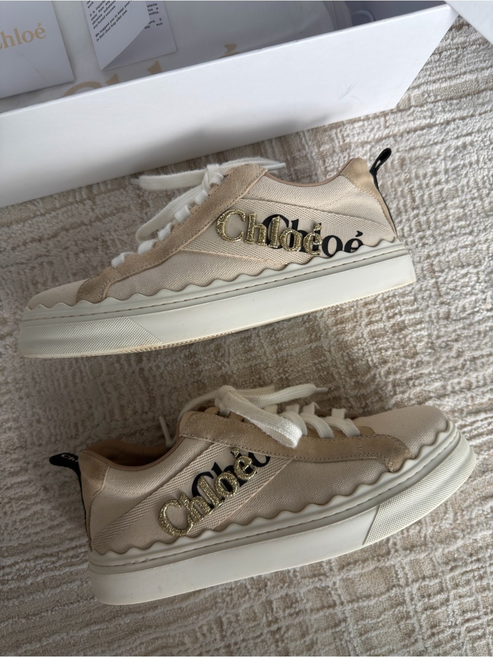 CHLOE Lauren sneakers / special edition / size 7/38